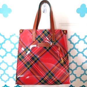 Dooney & Bourke Tartan Small Plastic Tote